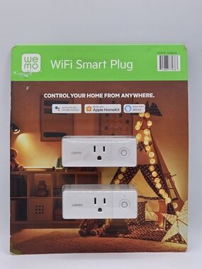 Wemo WiFi Smart Plug - White (2-Pack)